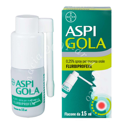 Aspi gola 0,25% spray per mucosa orale flacone da 15 ml