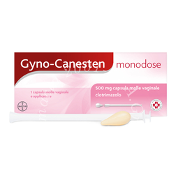 Gynocanesten mono 500 mg capsula molle vaginale 1 capsula in blister pa/al/pvc
