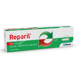 Reparil 2% + 5% gel tubo 40 g