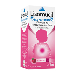 Lisomucil tosse muc 100 mg/5 ml sciroppo con zucchero flacone 200 ml