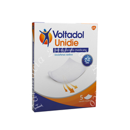 Voltadol unidie 140 mg cerotti medicati 5 cerotti in bustina carta/pe/al/eaa