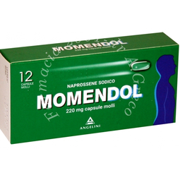 Momendol 220 mg capsula molle 12 capsule in blister pvc/pctfe/al