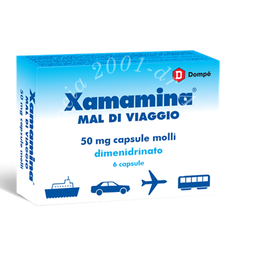 Xamamina mal di viag 50 mg capsule molli 6 capsule