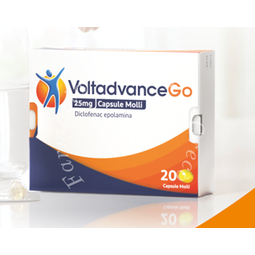 Voltadvancego 25 mg capsule molli 20 capsule in blister pvc/pe/pvdc/al