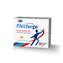 Flectorgo 25 mg capsule molli 30 capsule in blister pvc/pe/pvdc/al