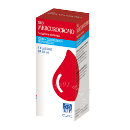 Neomercurocromo soluzione cutanea 1 flacone 50 ml
