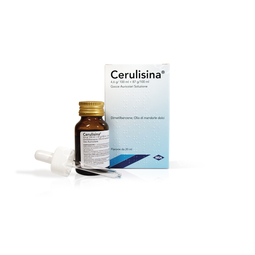 Cerulisina 4,6 g / 100 ml + 87 g / 100 ml gocce auricolari soluzione flacone da 20 ml