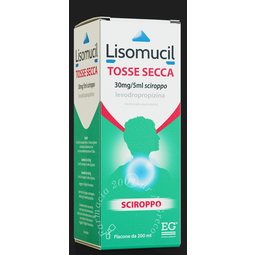 Lisomucil tosse sec 30 mg/5 ml sciroppo flacone da 200 ml