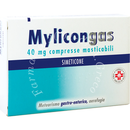 Mylicongas 40 mg compresse masticabili 50 compresse