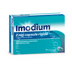 Imodium 2 mg capsule rigide 12 capsule in blister pvc/al