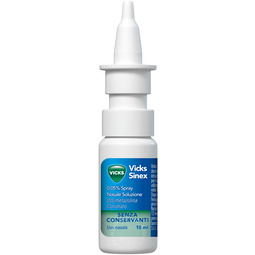 Vicks sinex 0,5 mg/ml spray nasale soluzione 1 flacone hdpe da 10 ml con pompa dosatrice