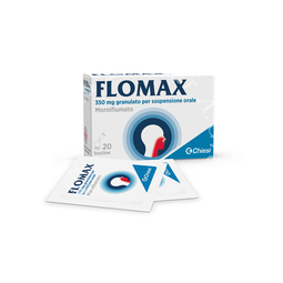 Flomax 350 mg granulato per sospensione orale 20 bustine in pe/ai/carta