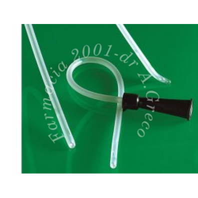 Catetere uretrale nelaton femminile ch10 lunghezza 18 cm prodotto in pvc medicale con punta distale arrotondata atraumatica