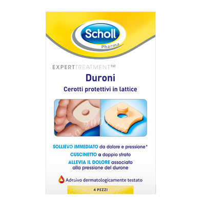 Cerotto protettivo per duroni scholl in lattice 4 pezzi