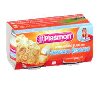 Plasmon omogeneizzato formaggino parmigiano 80 g x 2 pezzi