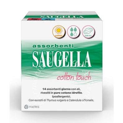 Saugella cotton touch assorbenti giorno 14 pezzi taglio prezzo