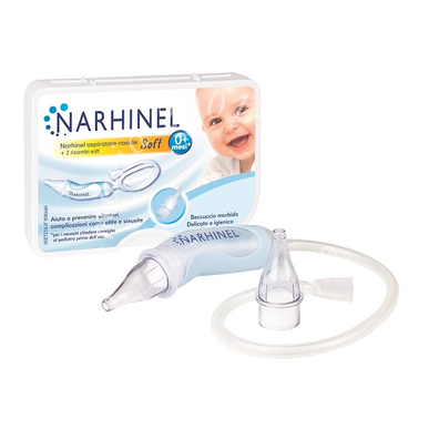 Aspiratore nasale narhinel soft 1 pezzo + 2 ricambi