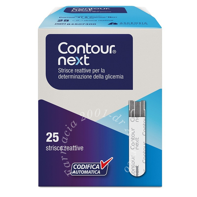 Strisce misurazione glicemia contour next 25 pezzi