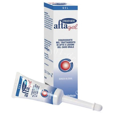 Aftagel emoform gel per igiene dentale 8 ml