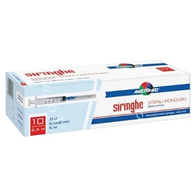 Siringa per venipuntura master-aid 5 ml gauge 23 10 pezzi