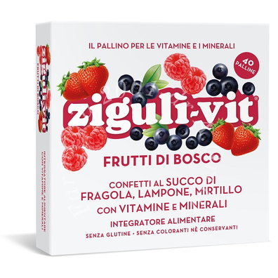 Ziguli vit fruttibosco 40 confetti