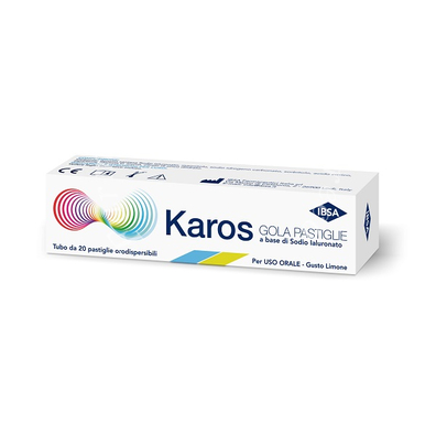 Karos gola pastiglie 20 pastiglie orodispersibili gusto limone