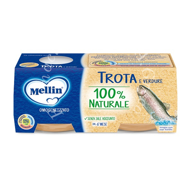Mellin omogeneizzato trota 2 x 80 g