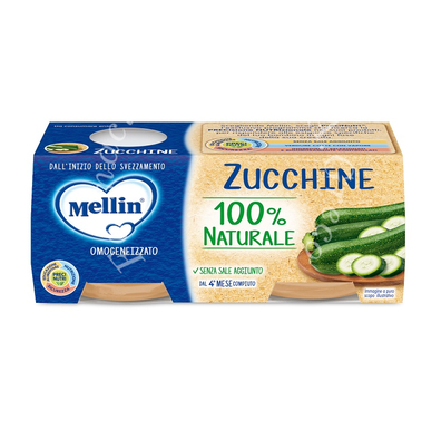 Mellin omogeneizzato zucchine 2 x 80 g