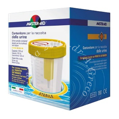 Contenitore raccolta urina sottovuoto master-aid 120 ml