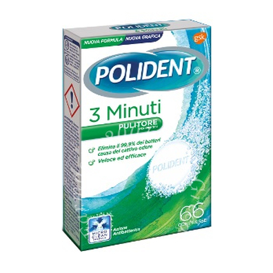 Polident 3 minuti 66 compresse