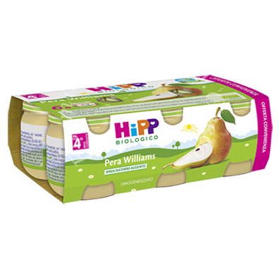 Hipp bio omogeneizzato pera williams 6x80 g