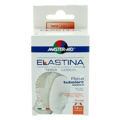 Rete tubolare elastica ipoallergenica master-aid elastina testa/coscia 1,5 mt in tensione calibro 6 cm