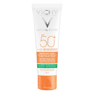 Capital soleil anti acne purificante spf 50+ 50 ml