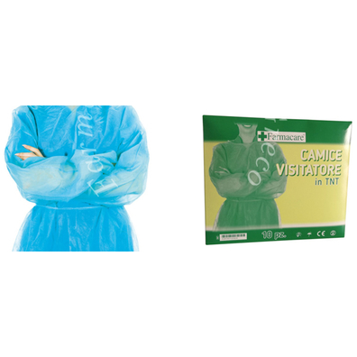 Camice visitatore tnt 10 pezzi