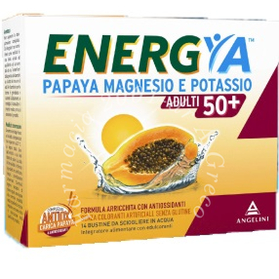 Energya papaya magnesio potassio 50+ 14 bustine