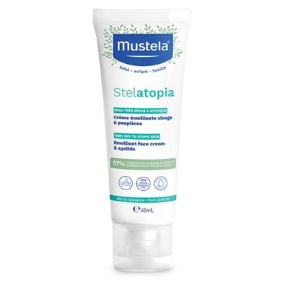 Mustela stelatopia crema emolliente viso 40 ml