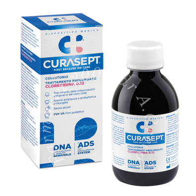 Curasept collutorio trattamento prolungato corexidina 0,12% ads + dna 200 ml
