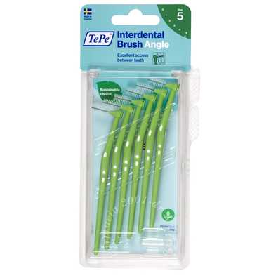 Tepe angle scovolino verde 0,8mm 6 pezzi