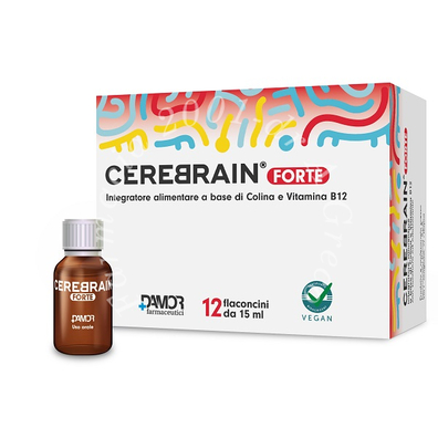 Cerebrain forte 12 flaconcini 10 ml senza glutine senza lattosio