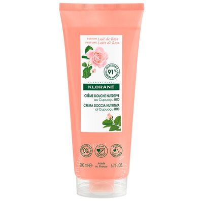 Klorane crema doccia latte di rosa 200 ml