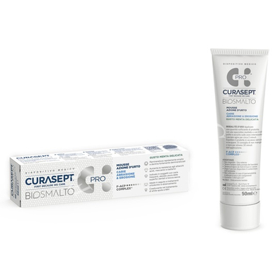 Curasept biosmalto mousse carie menta 50 ml