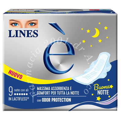 Lines e' notte carry pack 9 pezzi