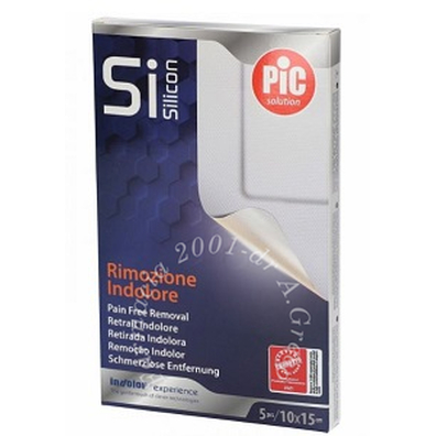 Cerotto pic postop silicone 10x15 5 pezzi