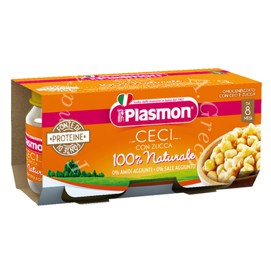 Plasmon omogeneizzato ceci/zucca 2 x 80 g