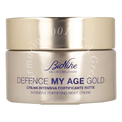 Defence my age gold crema intensiva fortificante notte 50 ml