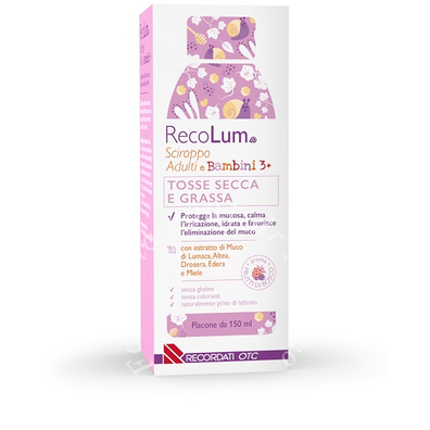 Recolum sciroppo tosse adulti-bambini 150 ml