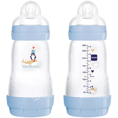 Mam biberon easy start 260 ml 2+ tettarella 2 maschio