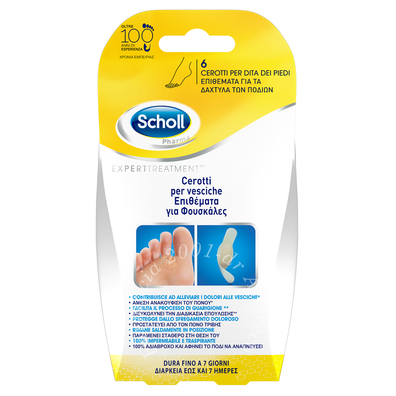 Cerotto scholl vescica dita piede 6 pezzi