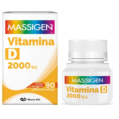 Massigen vitamina d 2000 ui 90 capsule softgel