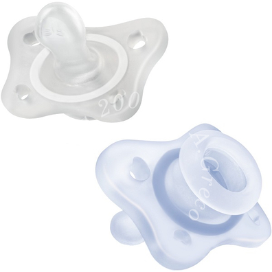 Chicco gommotto mini azzurro 0-2m 2 pezzi